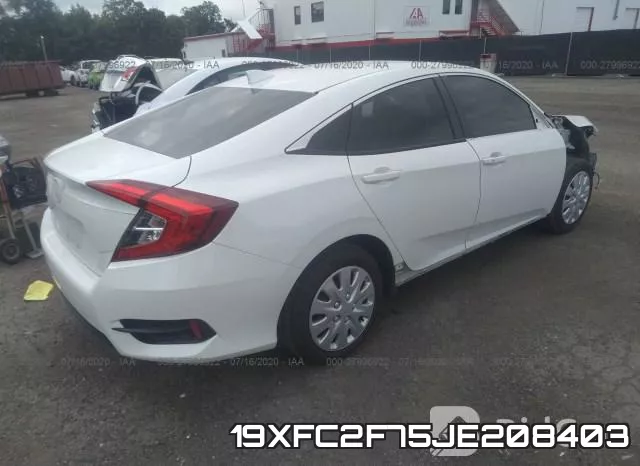 19XFC2F75JE208403 фото 5
