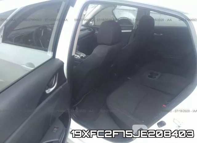 19XFC2F75JE208403 фото 9