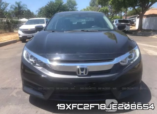 19XFC2F78JE208654 фото 7