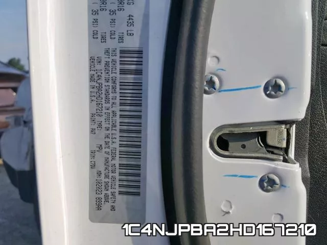 1C4NJPBA2HD167210 фото 2
