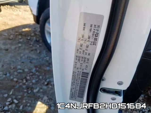1C4NJRFB2HD151684 фото 2