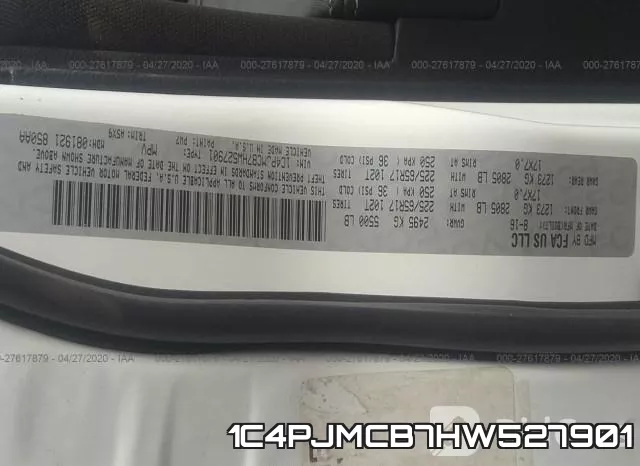 1C4PJMCB7HW527901 фото 10