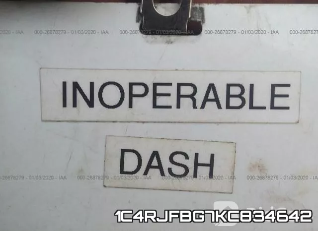 1C4RJFBG7KC834642 фото 8