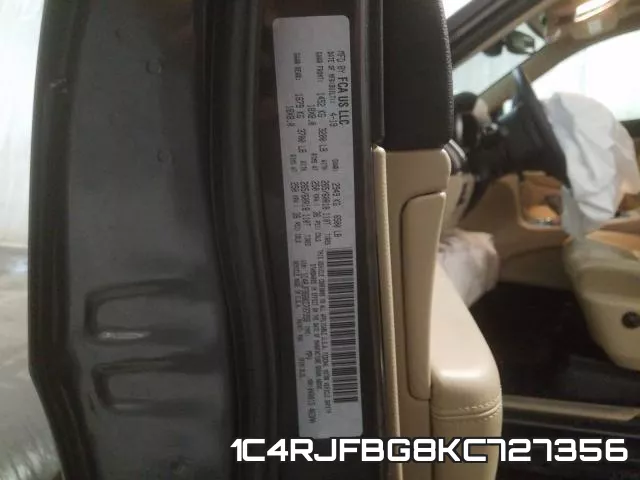 1C4RJFBG8KC727356 фото 2