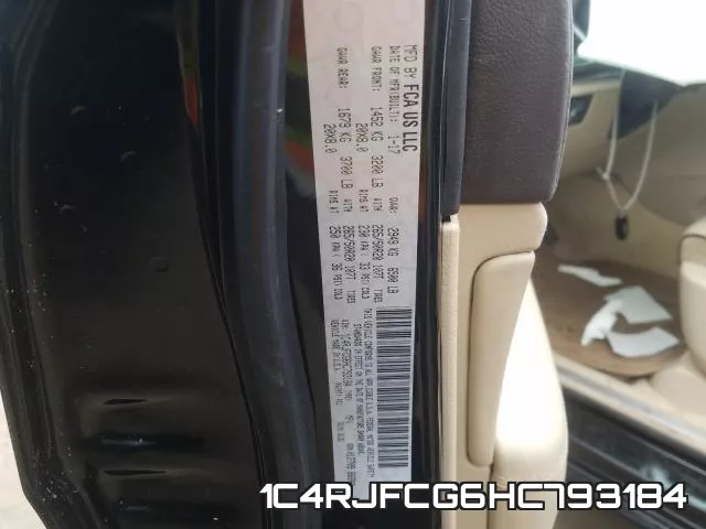 1C4RJFCG6HC793184 фото 2