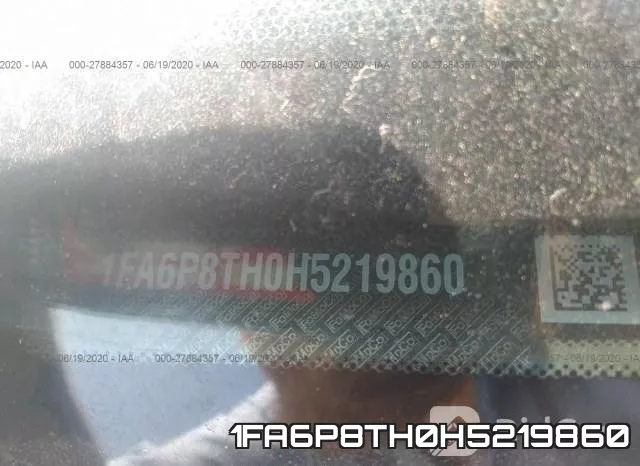 1FA6P8TH0H5219860 фото 10