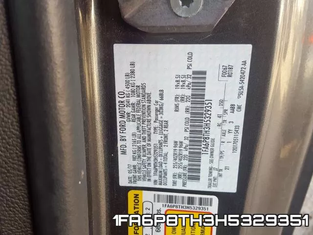 1FA6P8TH3H5329351 фото 2