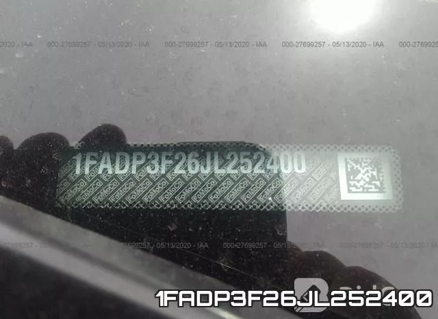 1FADP3F26JL252400 фото 10