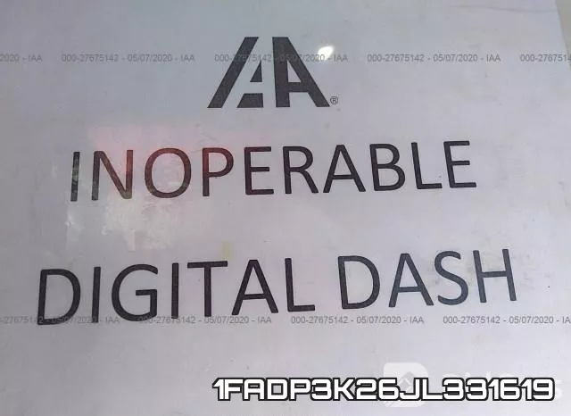 1FADP3K26JL331619 фото 8
