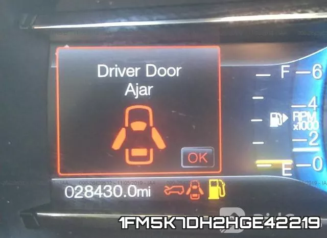 1FM5K7DH2HGE42219 фото 8