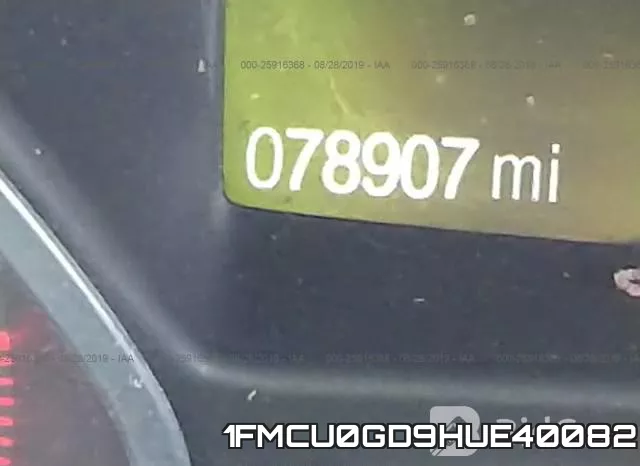 1FMCU0GD9HUE40082 фото 8