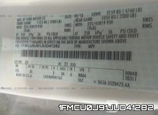 1FMCU0J91JUD41282 фото 10