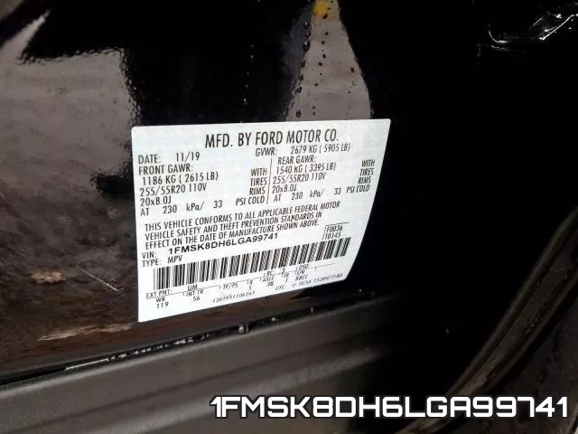 1FMSK8DH6LGA99741 фото 2