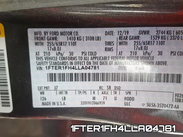 1FTER1FH4LLA04781 фото 2