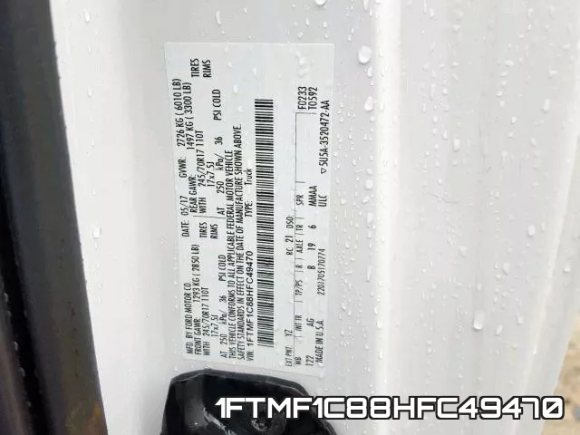 1FTMF1C88HFC49470 фото 2