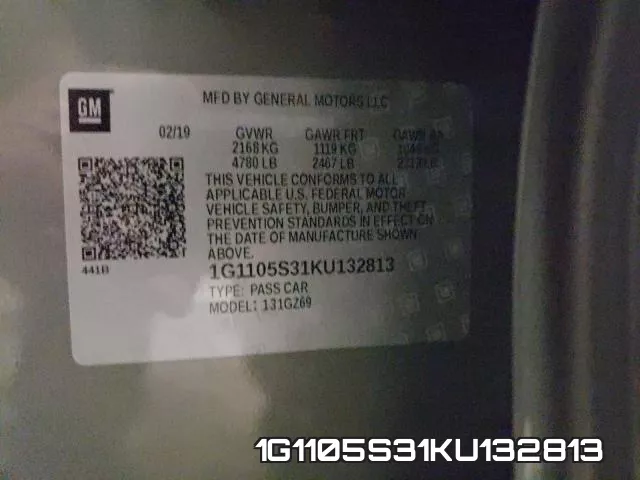1G1105S31KU132813 фото 2