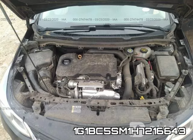 1G1BC5SM1H7216643 фото 2