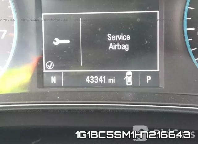 1G1BC5SM1H7216643 фото 8
