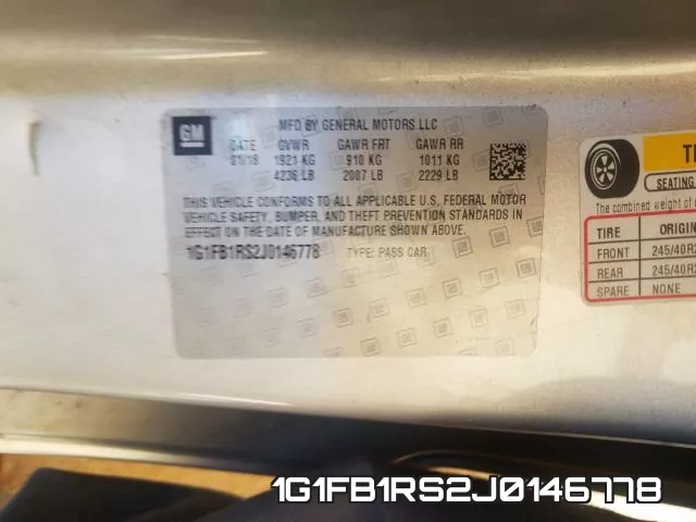 1G1FB1RS2J0146778 фото 2