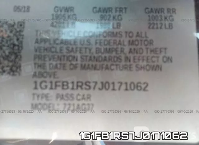 1G1FB1RS7J0171062 фото 10