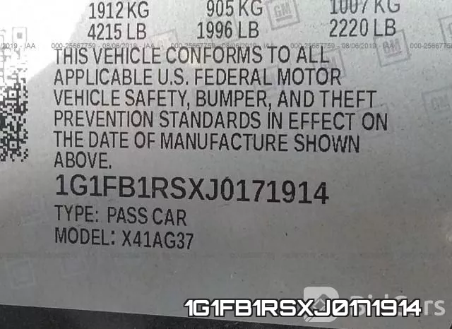1G1FB1RSXJ0171914 фото 10