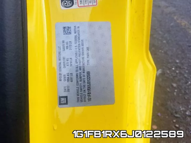 1G1FB1RX6J0122589 фото 2