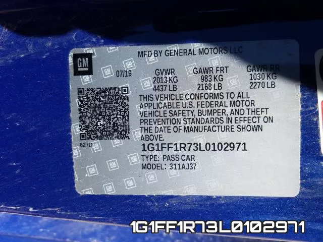 1G1FF1R73L0102971 фото 2