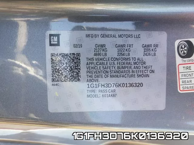 1G1FH3D76K0136320 фото 2