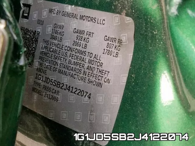 1G1JD5SB2J4122074 фото 2