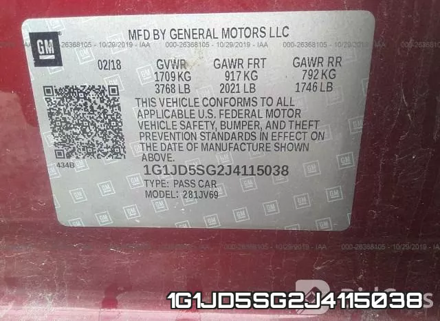 1G1JD5SG2J4115038 фото 10