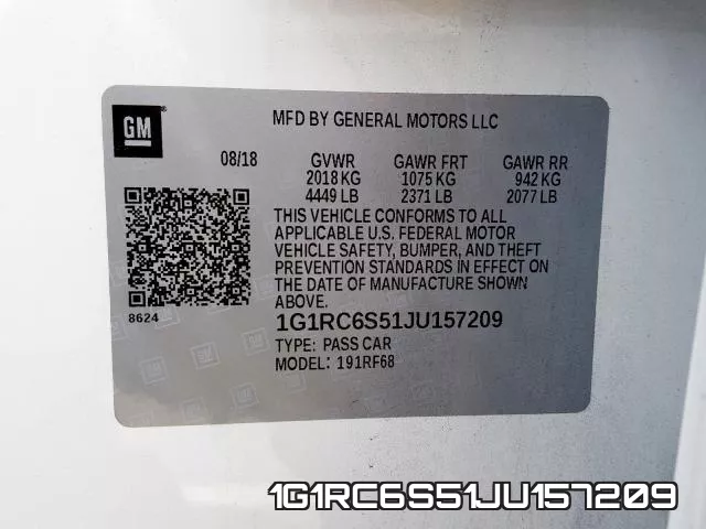 1G1RC6S51JU157209 фото 2