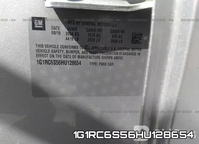 1G1RC6S56HU128654 фото 10