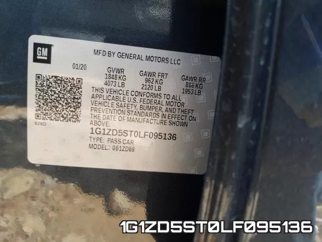 1G1ZD5ST0LF095136 фото 2
