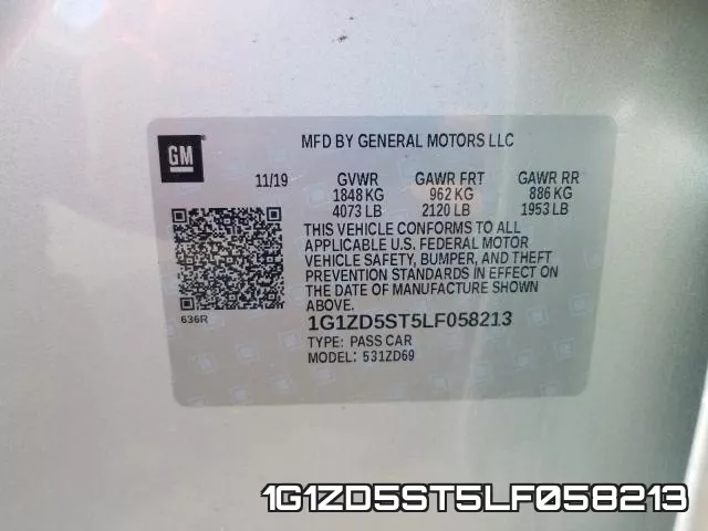 1G1ZD5ST5LF058213 фото 2