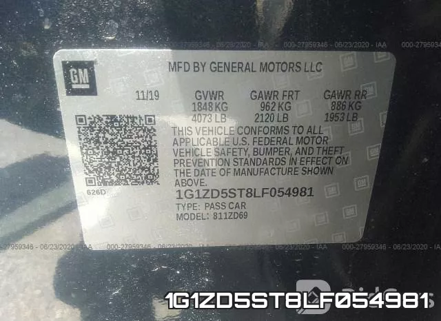 1G1ZD5ST8LF054981 фото 10