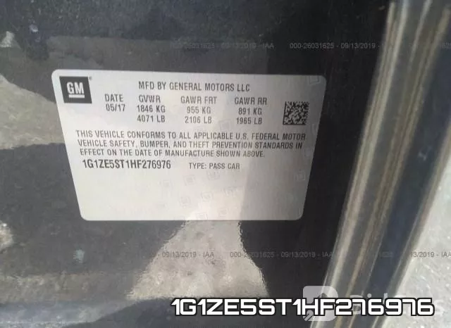 1G1ZE5ST1HF276976 фото 10