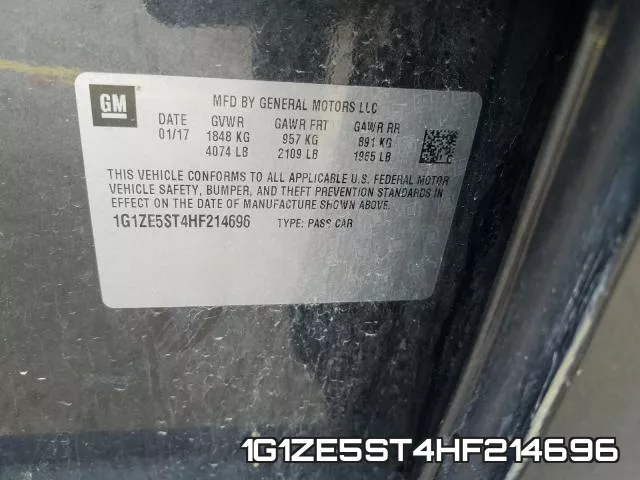 1G1ZE5ST4HF214696 фото 2