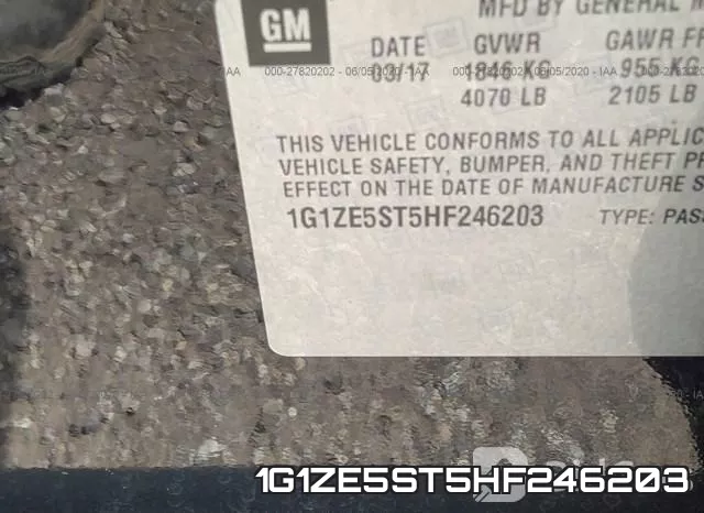 1G1ZE5ST5HF246203 фото 9