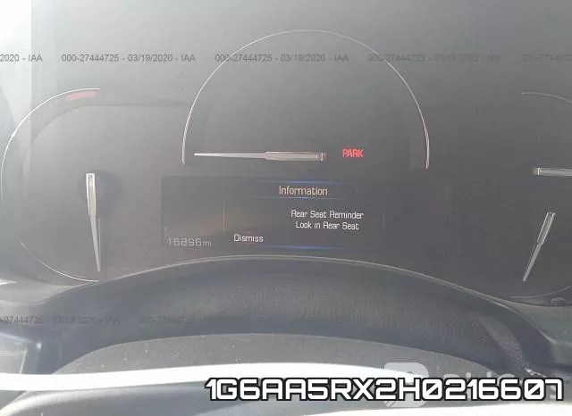 1G6AA5RX2H0216607 фото 8