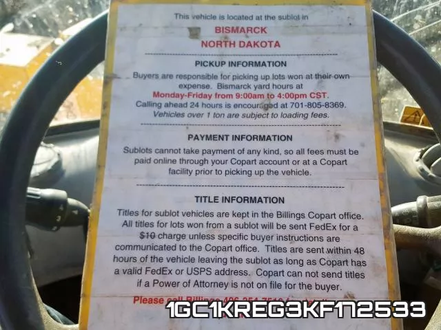 1GC1KREG3KF172533 фото 10