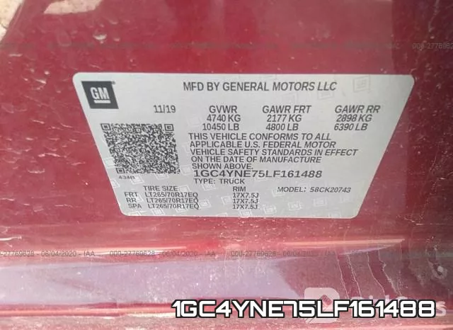 1GC4YNE75LF161488 фото 10