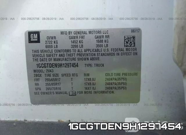 1GCGTDEN9H1297454 фото 10