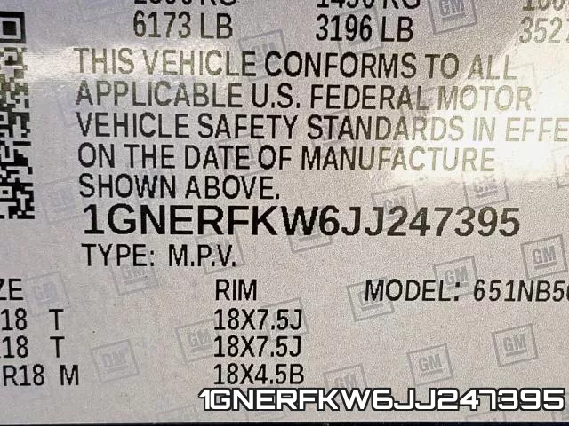 1GNERFKW6JJ247395 фото 2