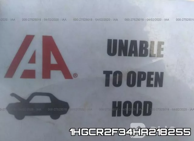 1HGCR2F34HA218255 фото 2