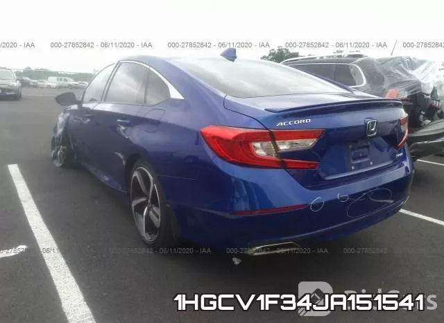 1HGCV1F34JA151541 фото 4