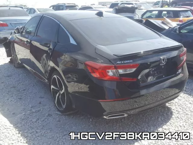 1HGCV2F38KA034410 фото 4