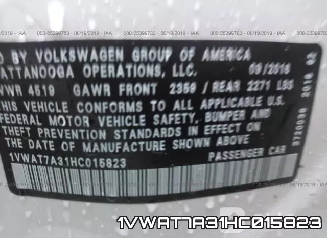 1VWAT7A31HC015823 фото 10