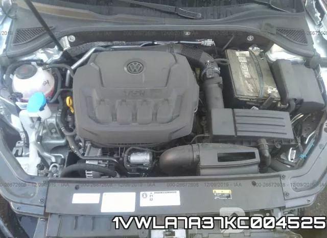 1VWLA7A37KC004525 фото 2