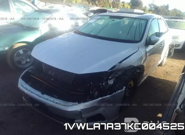 1VWLA7A37KC004525 фото 3