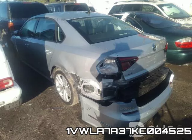 1VWLA7A37KC004525 фото 4